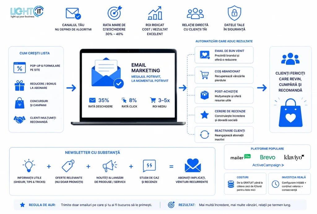 Promovare prin Email Marketing - Diagrama